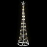 vidaXL LED Kerstboom Warmwit - 190cm - 55% Korting!