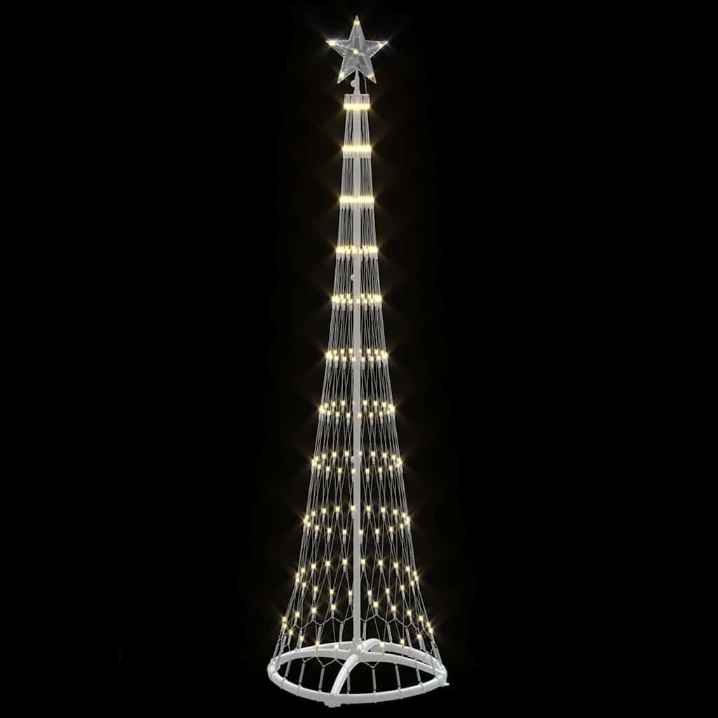 vidaXL LED Kerstboom Warmwit - 190cm - 55% Korting!