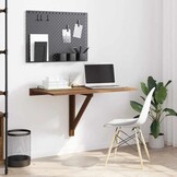Wandtafel Inklapbaar Bruineiken 100x60cm (81% Korting)