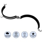 Verzinkte Buisklem 100mm - 45% Korting