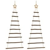 Hangende Kerstbomen met Topsterren (2 stuks) - 59% Korting!