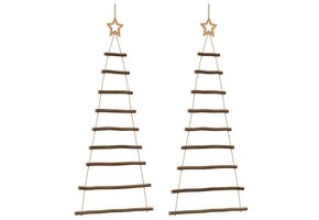 vidaXL Hangende Kerstbomen (2 st) - 45% Korting