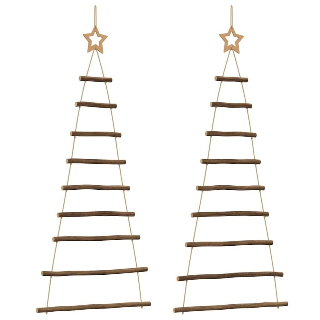 Hangende Kerstbomen met Topsterren (2 stuks) - 59% Korting!