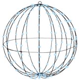 vidaXL Lichtgevende Bal 60cm, 192 LED Koudwit - 63% Korting!