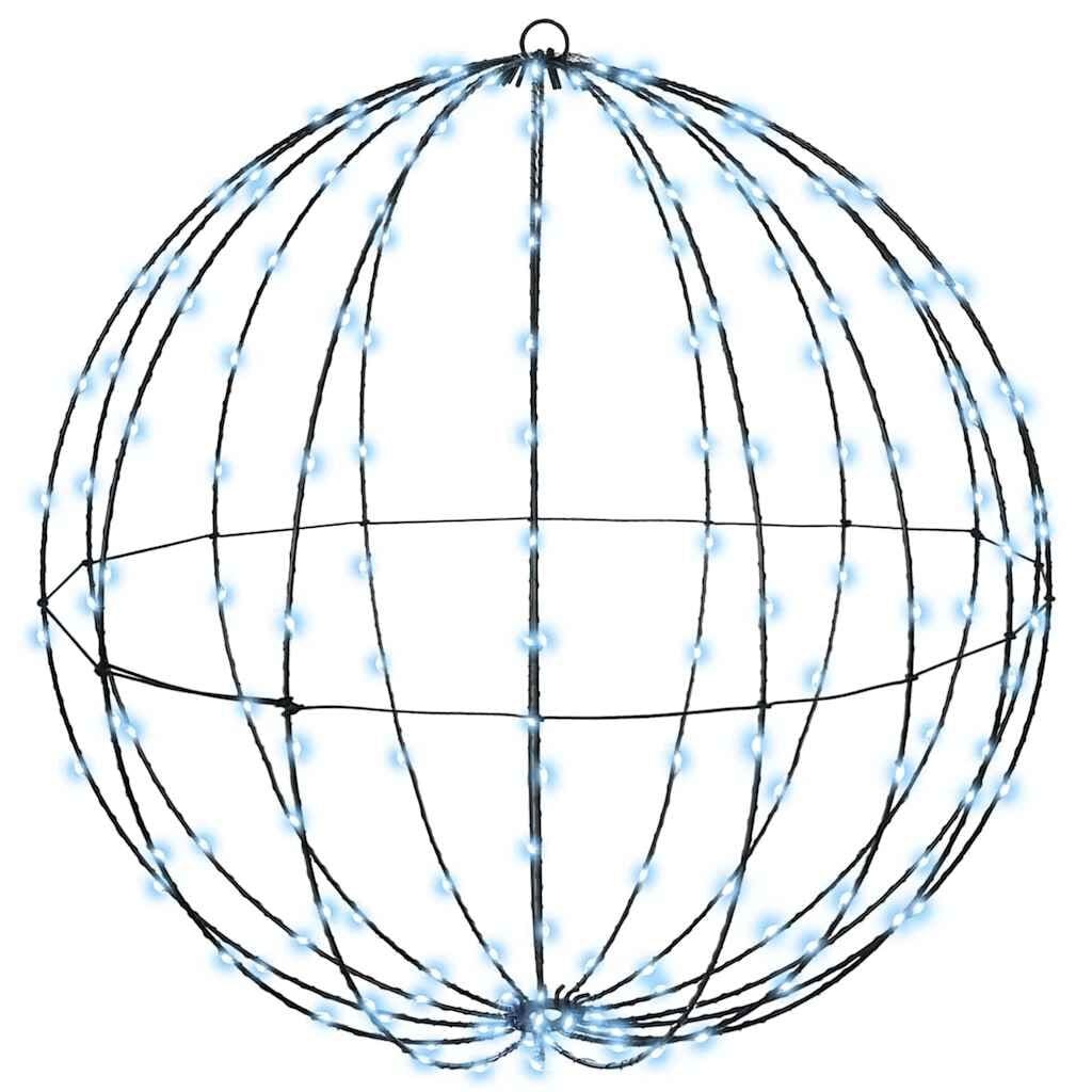 vidaXL Lichtgevende Bal 60cm, 192 LED Koudwit - 63% Korting!