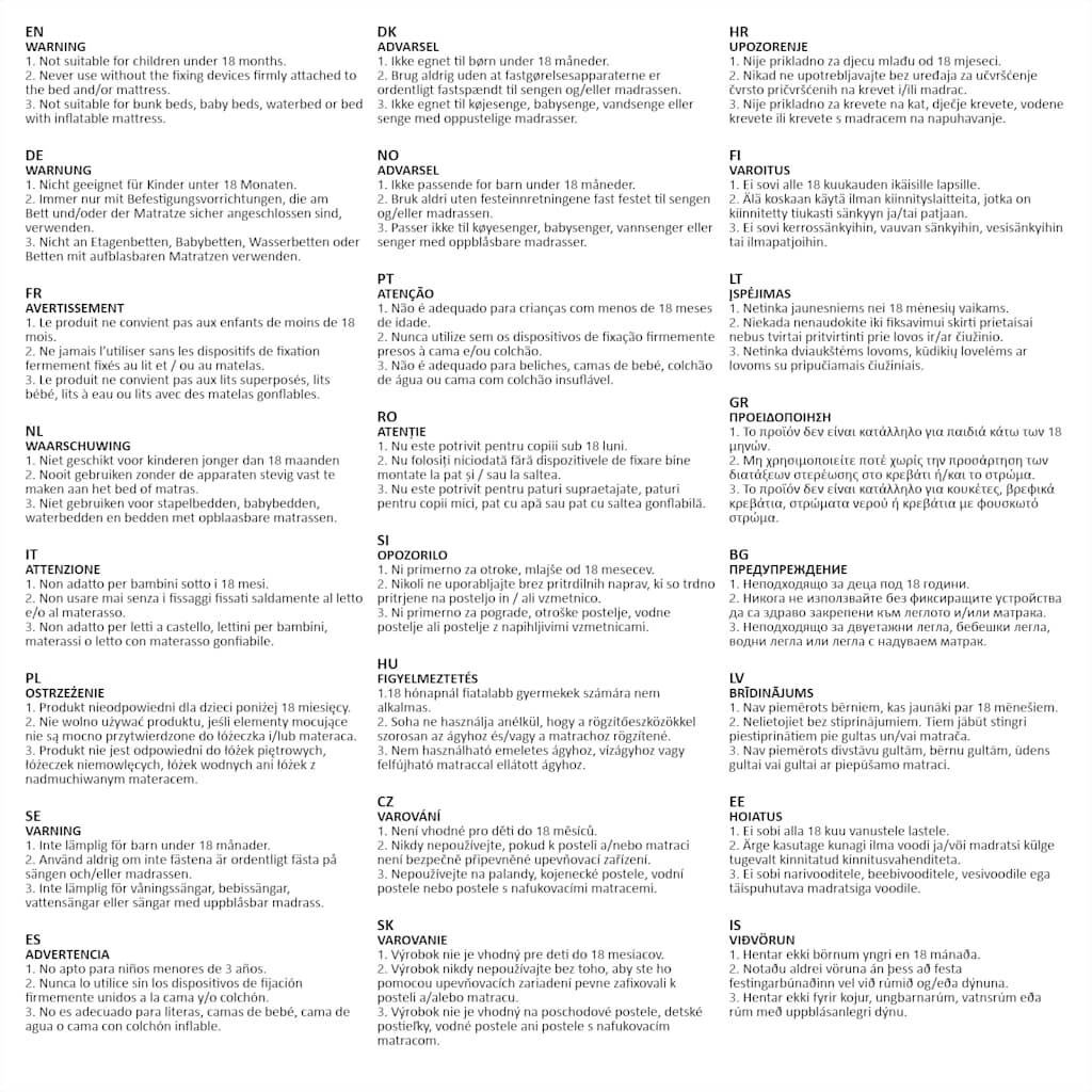 vidaXL Bedhekje Peuter 200x25cm Groen - 63% Korting!