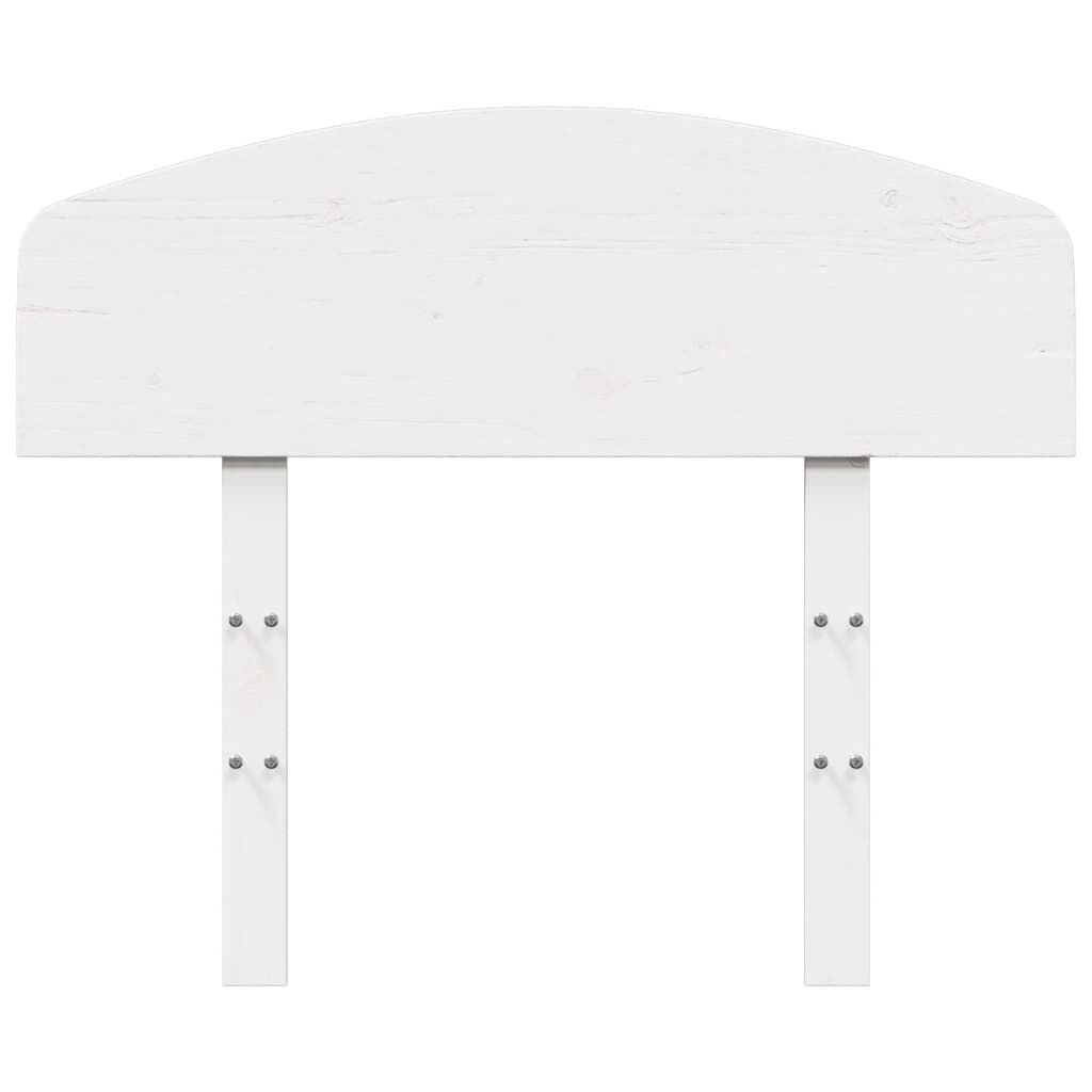vidaXL Hoofdbord Grenenhout Wit - 58% Korting