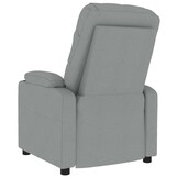 vidaXL Massagestoel Stof Lichtgrijs - 61% Korting!