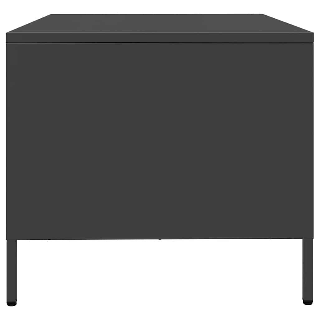 Industriële Salontafel Staal Zwart - 61% Korting