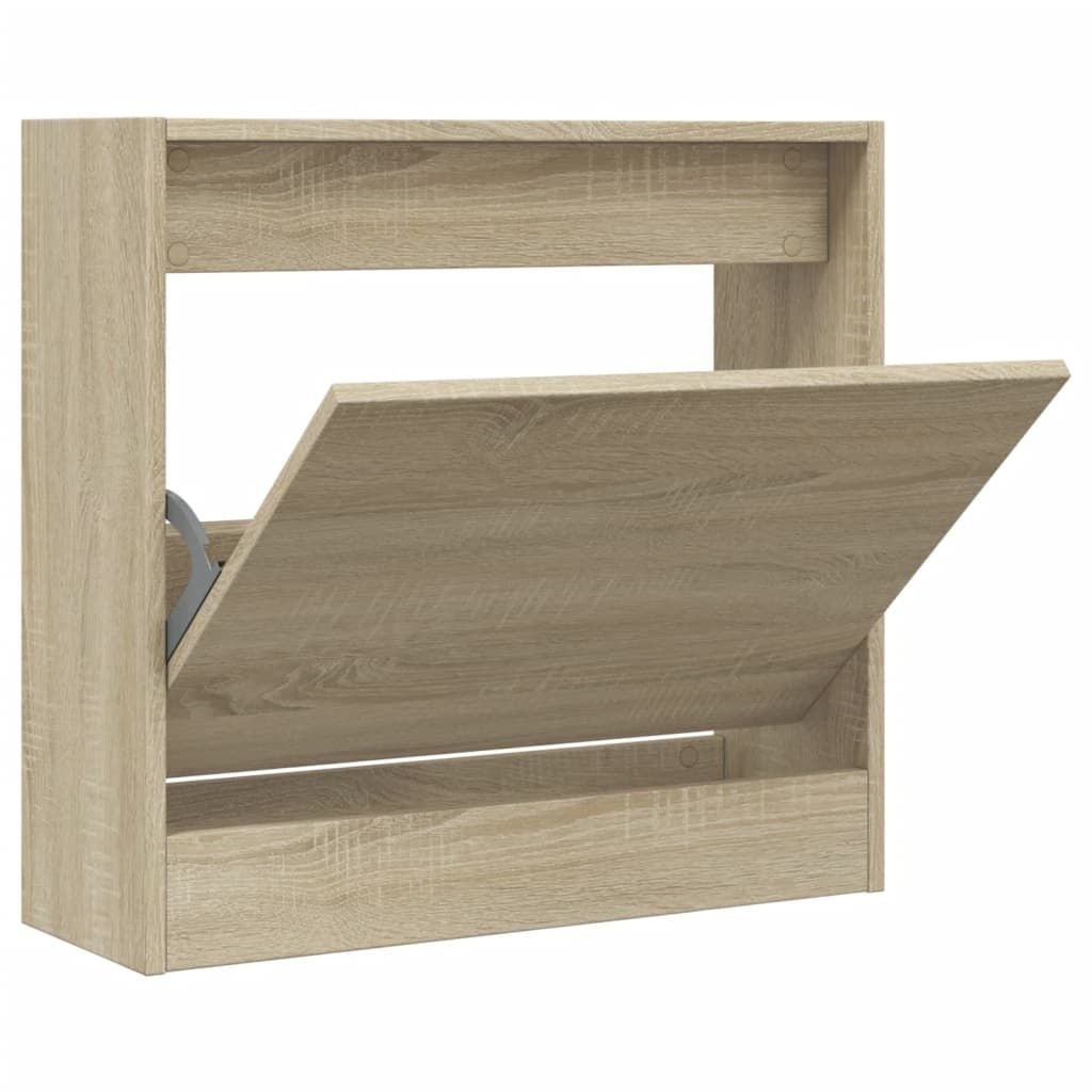 VidaXL Schoenenkast Sonoma Eiken - 62% Korting