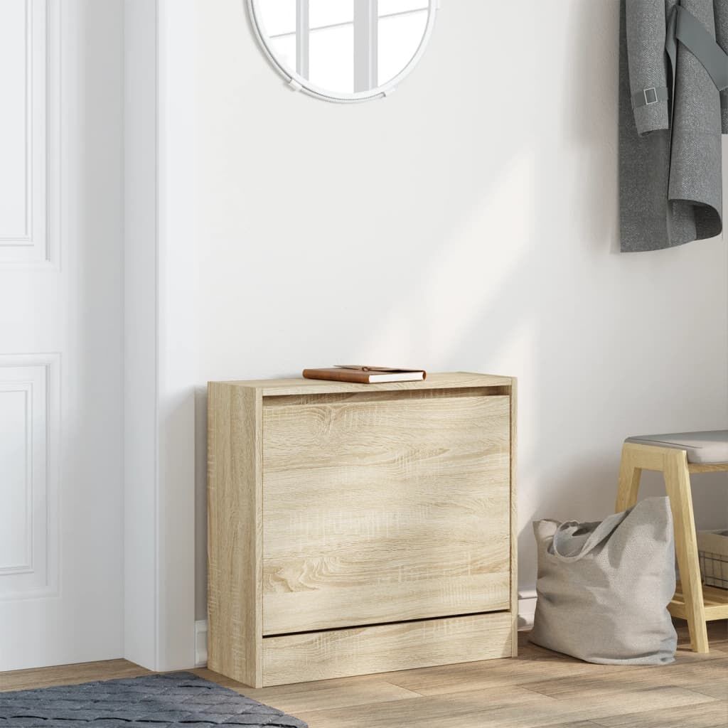 VidaXL Schoenenkast Sonoma Eiken - 62% Korting