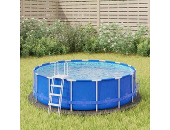 VidaXL Zwembadgrondzeil Polyester 244cm - 58% Korting