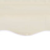 VidaXL Luifeldoek Canvas Crème 4x3m - 42% Korting!