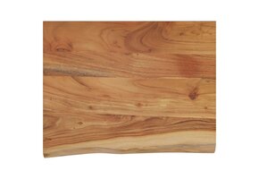 Wandschap Acaciahout Natuurlijke Rand 50x40cm - 56% Korting