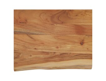 vidaXL Wandschap Acaciahout - Natuurlijke Rand - 47% Korting!