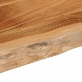 vidaXL Wandschap Acaciahout - Natuurlijke Rand - 47% Korting!