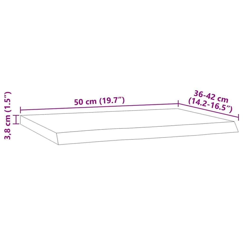 vidaXL Wandschap Acaciahout - Natuurlijke Rand - 47% Korting!