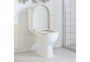 Vierkante Toiletbril Soft-Close & Quick-Release - Wit (61% Korting)