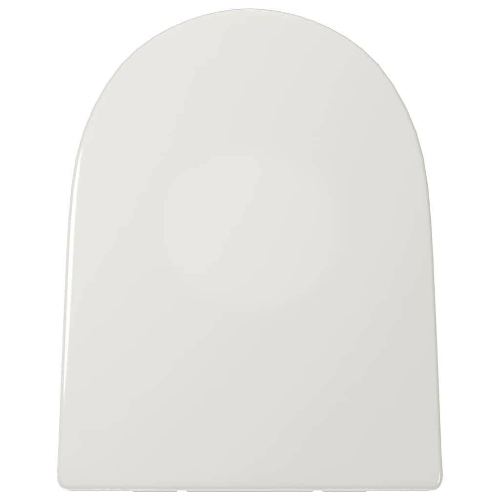 VidaXL Toiletbril Soft-Close Vierkant Wit - 49% Korting