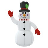 Opblaasbare Sneeuwpop met LED's - 120 cm - 59% Korting