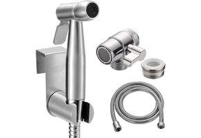 Bidet Sproeier Set met 3-weg Kraan: 54% Korting!