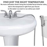 Handdouche Bidet Set RVS met 3-weg Kraan - 50% Korting!