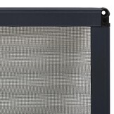 Plissé raamhor 80x120 cm Antraciet - Insectenwering