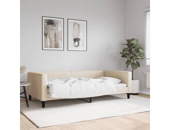 VidaXL Slaapbank Crèmekleurig - 100x200 cm - 61% Korting