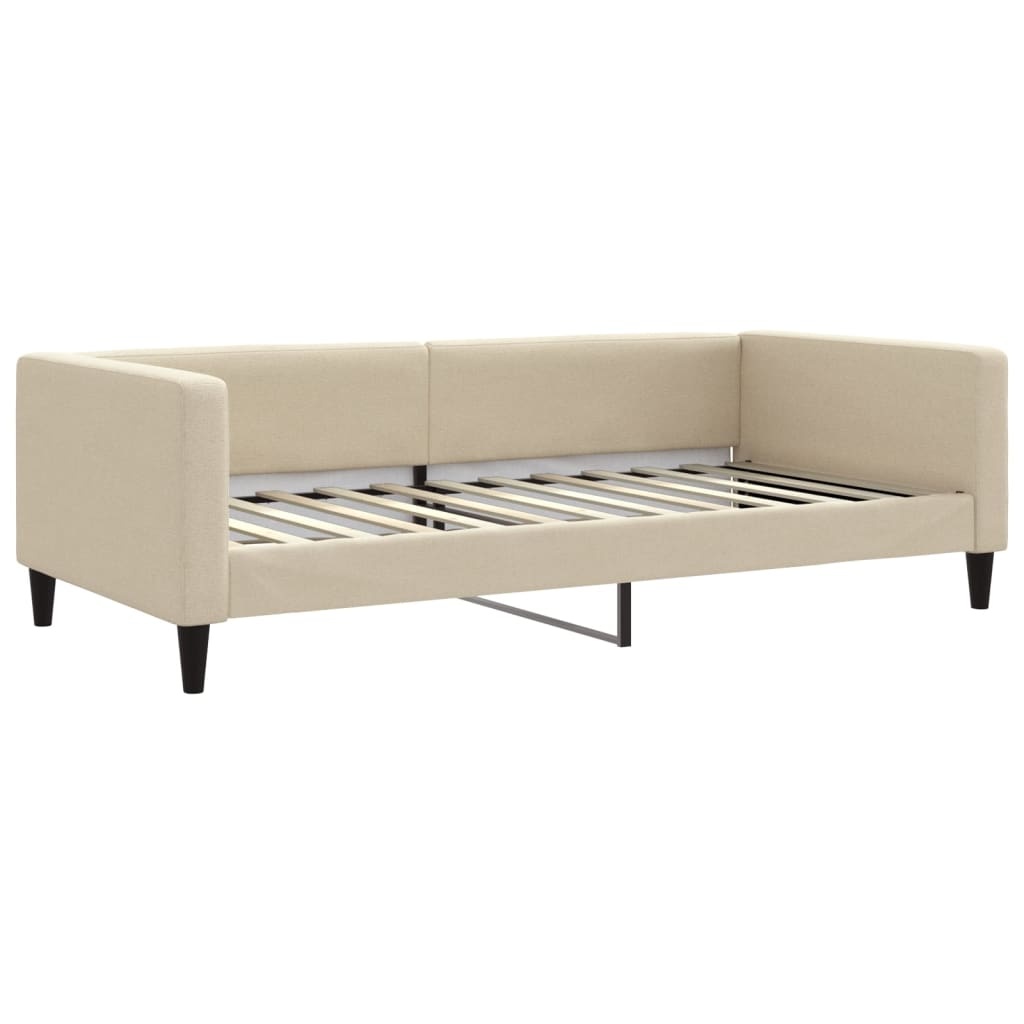 VidaXL Slaapbank Crèmekleurig - 100x200 cm - 61% Korting