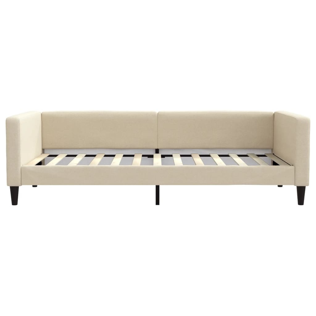 VidaXL Slaapbank Crèmekleurig - 100x200 cm - 61% Korting