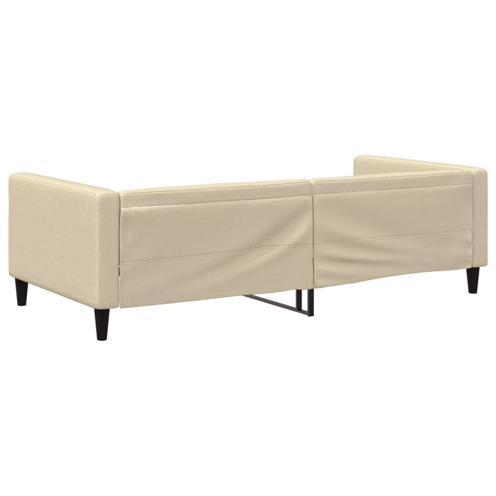 VidaXL Slaapbank Crèmekleurig - 100x200 cm - 61% Korting