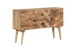 VidaXL Dressoir Mangohout (110x30x70 cm) - 49% Korting