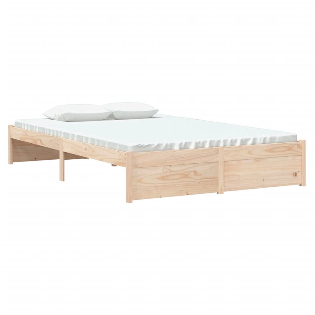 vidaXL Massief Houten Bedframe (120x200cm) - 47% Korting!