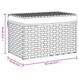 Wasmand met Deksel, Poly Rattan Zwart - 59% Korting!