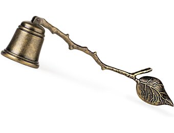 Vintage Kaarsenblusser Antiek Goud - Blad (47% Korting)