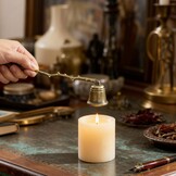 Vintage Kaarsenblusser Antiek Goud - Blad (47% Korting)