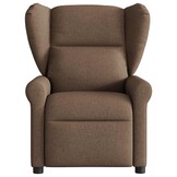 vidaXL Fauteuil Verstelbaar Stof Bruin - 47% Korting