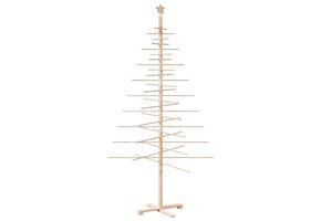 Houten Kerstboom 210 cm Grenenhout & Bamboe - 71% Korting!
