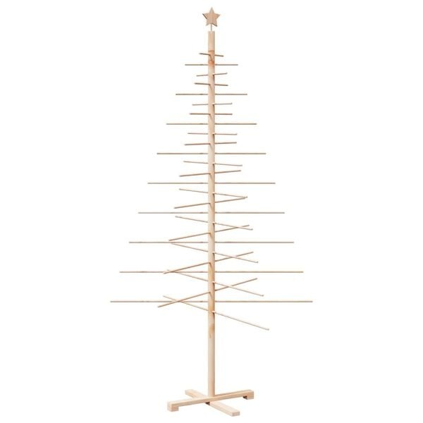vidaXL Houten Kerstboom 210cm - 62% Korting
