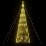 68% KORTING: VidaXL LED Kerstboom 500 cm Warm Wit met 1544 LEDs