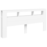 VidaXL Hoofdeinde Wit 220cm met LED (72% Korting)
