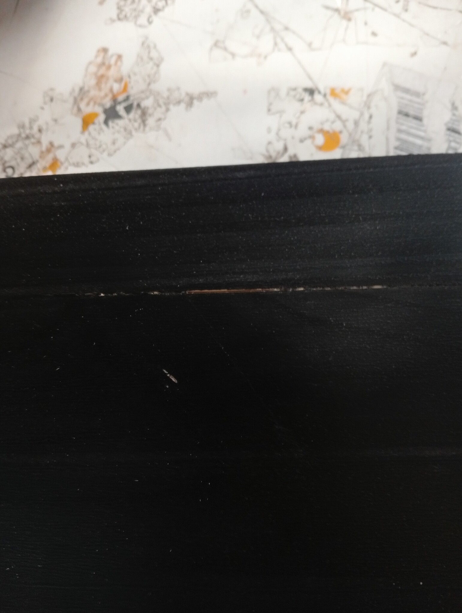 Hoofdbord Grenenhout Zwart 185,5x4x100 cm - 80% Korting!