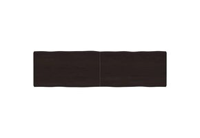 VidaXL Tafelblad Eikenhout Donkerbruin - 180x50cm - 46% Korting!