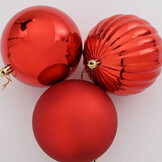 VidaXL Kerstbal Set - 4x Rood - 58% Korting