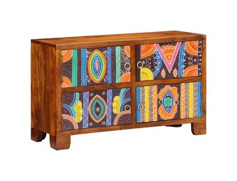 vidaXL Schoenenkast Massief Acaciahout Bruin 90x35x55cm (58% Korting)