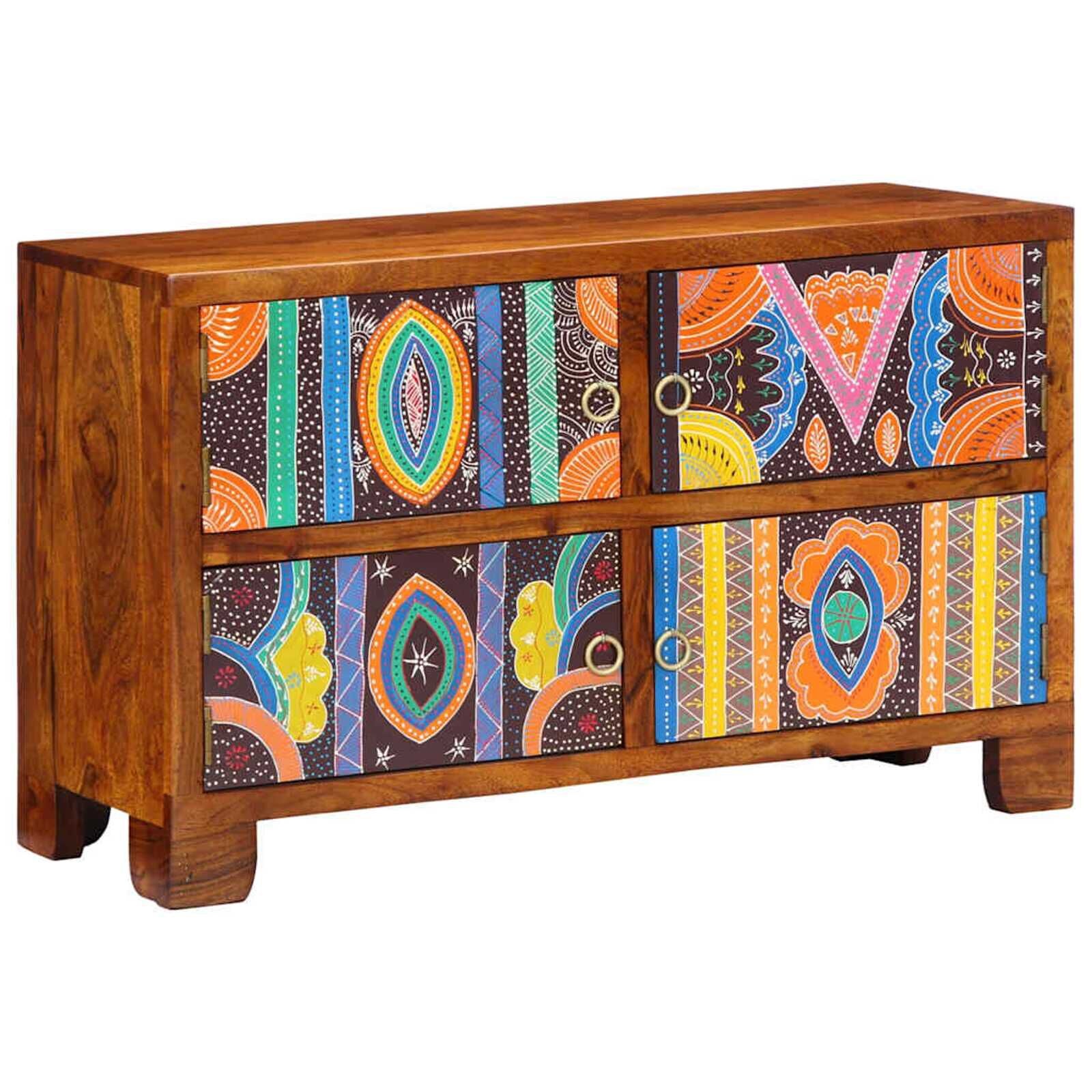 vidaXL Schoenenkast Massief Acaciahout Bruin 90x35x55cm (58% Korting)