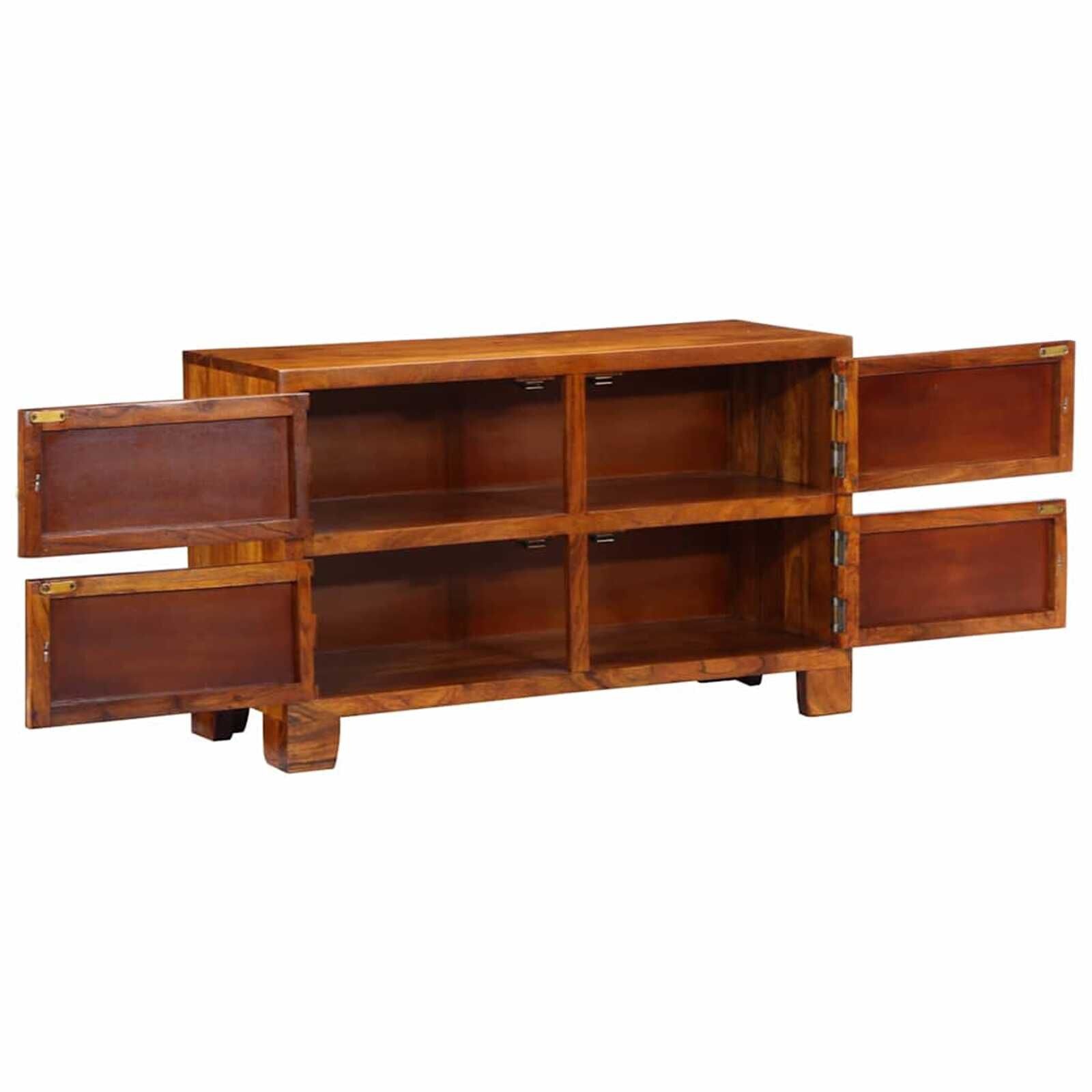 vidaXL Schoenenkast Massief Acaciahout Bruin 90x35x55cm (58% Korting)
