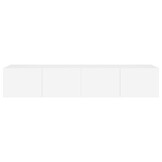 2x VidaXL TV-wandmeubel met LED 80x35x31cm Wit - 53% Korting!