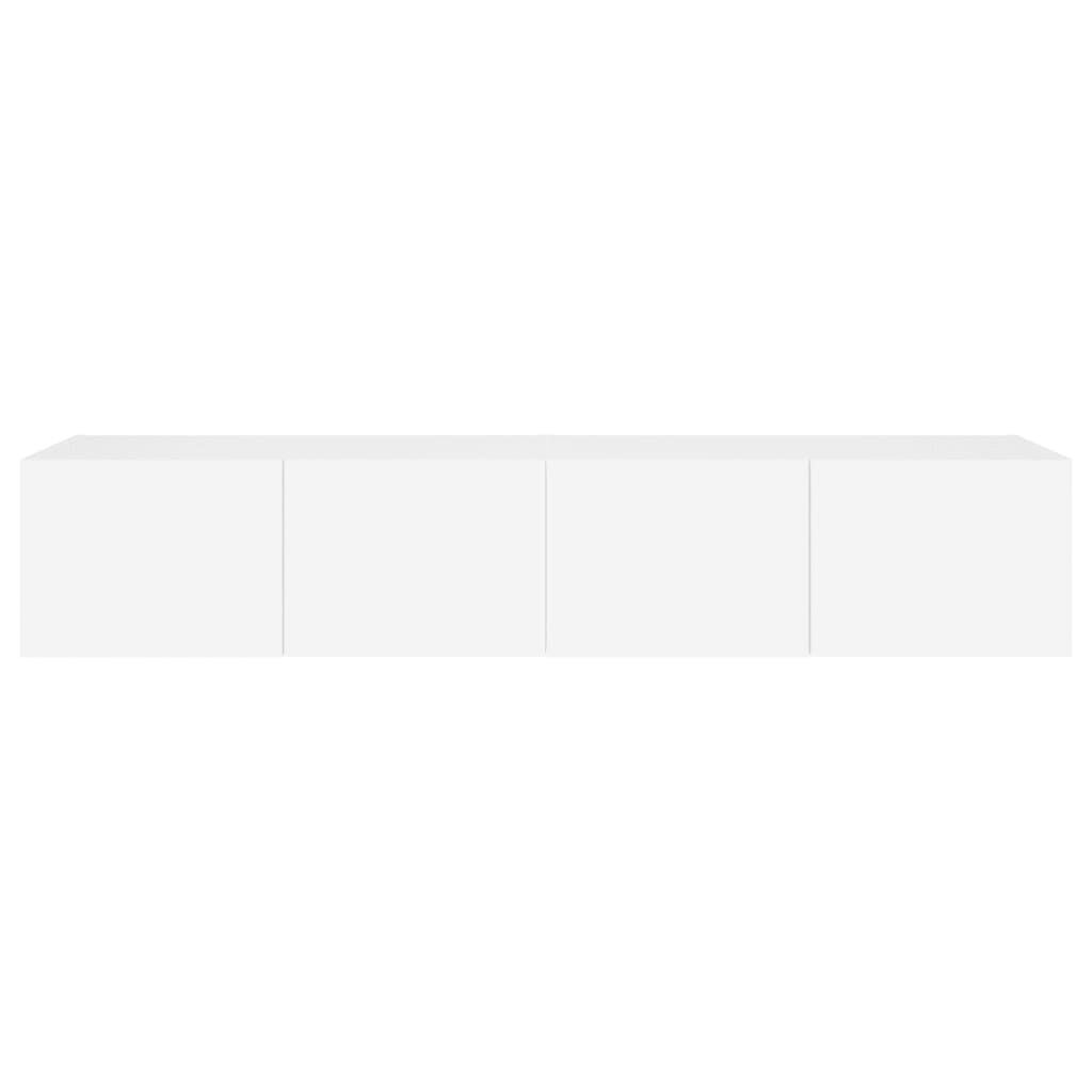 2x VidaXL TV-wandmeubel met LED 80x35x31cm Wit - 53% Korting!
