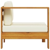 Acaciahouten Middenbank Crèmewit - 47% Korting!